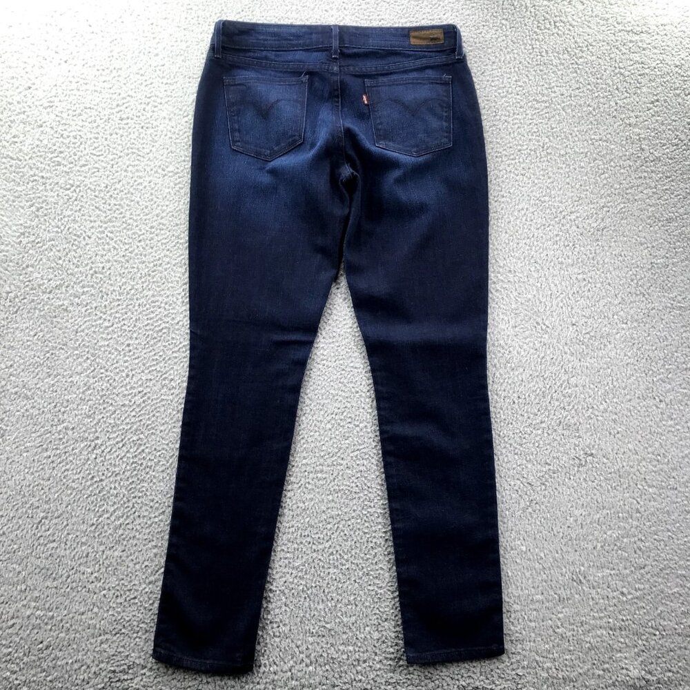 LEVIS Jeans Womens Size 10/30 Skinny Demi Curve Dark Wash Denim Modern Mid Rise